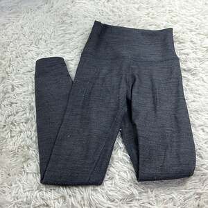 Lululemon Align Pant II 25" Mini Heathered Herringbone Heathered Black White / B